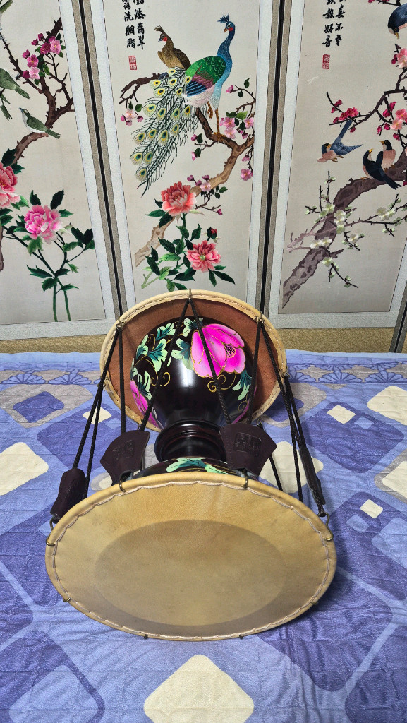 무용장구 (목단꽃 장구 1자6치) 성인용 이미지