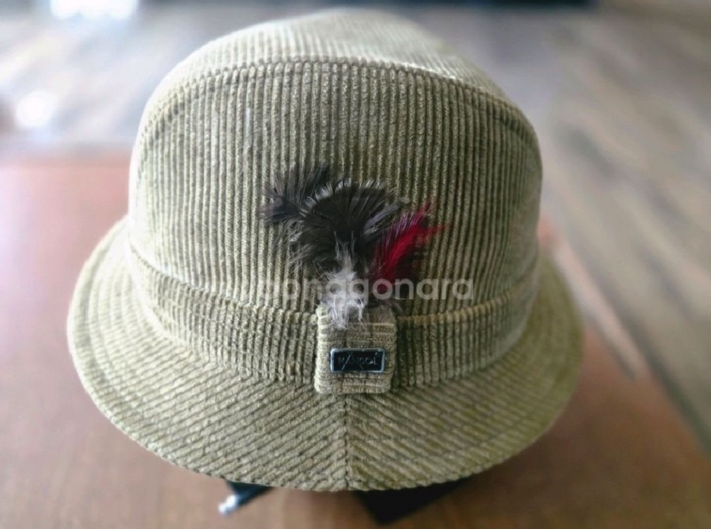 캉골(KANGOL) Countryman 코듀로이 트릴비 모자 (올리브 / L) 영국 직수입품 이미지