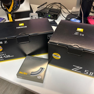 니콘z5ii 풀프레임 + 24-120m +NiSi필터 합으로 팔아요 이미지