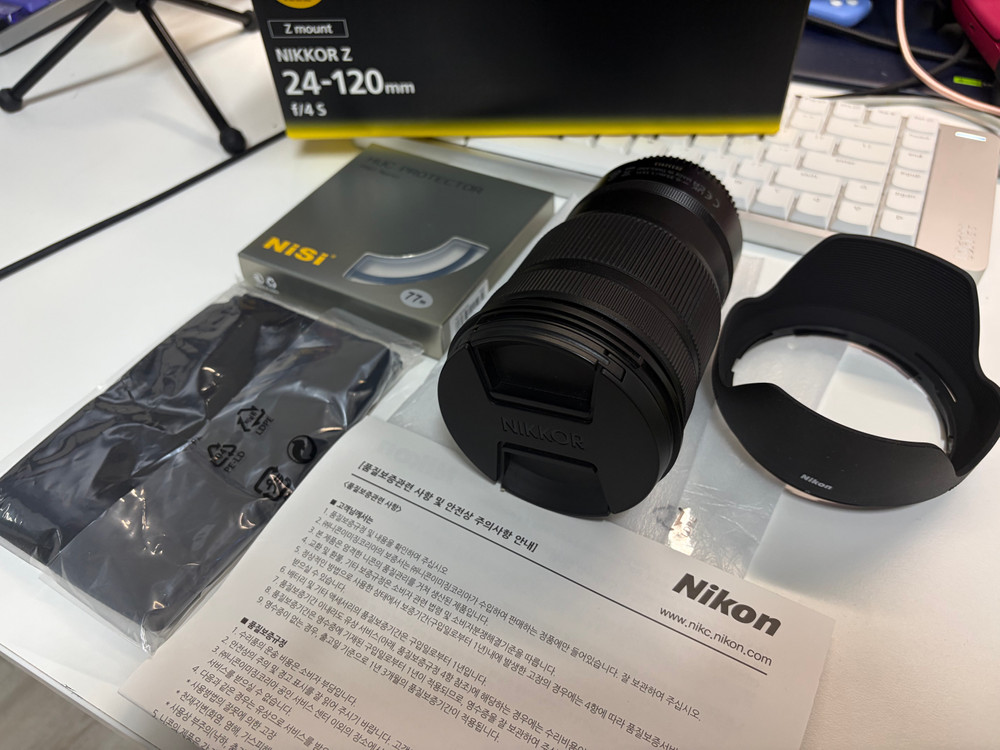 니콘z5ii 풀프레임 + 24-120m +NiSi필터 합으로 팔아요 이미지