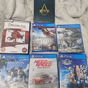PS4 게임 타이틀 모음 이미지