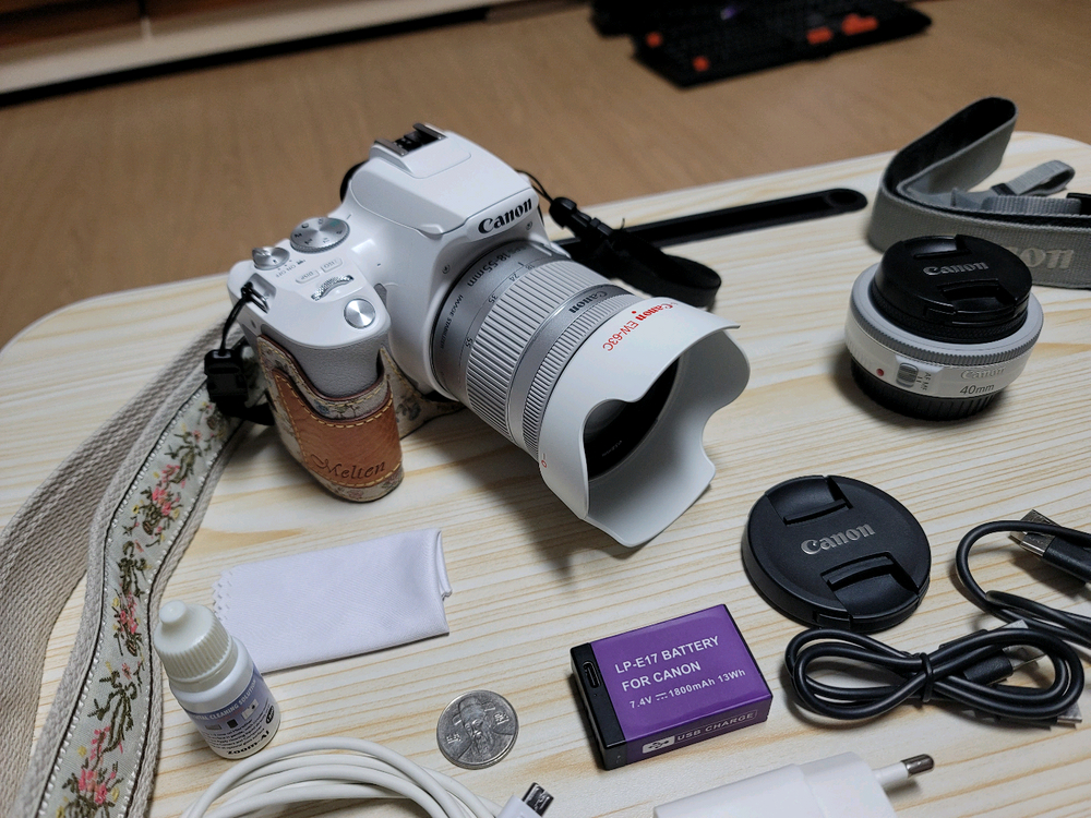 캐논 카메라 200D ii 화이트 + 40mm 팬케익 이미지