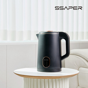 셰퍼 SSAPER 모아르 전기포트 커피포트 1.8L 블랙 미개봉 새상품 이미지