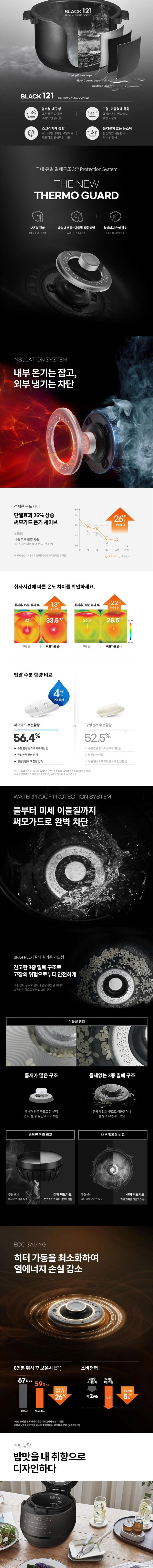 쿠첸 121 스페셜 에디션 CRT-RPK0670BE 초고압 잡곡 6인용 IH압력밥솥 판매 이미지