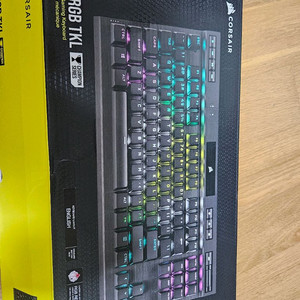 커세어 k70 RGB TKL 게이밍 키보드 적축 풀윤활 이미지