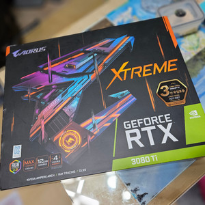기가바이트 rtx3080ti 어로스 익스트리미 그래픽카드 팝니다 이미지