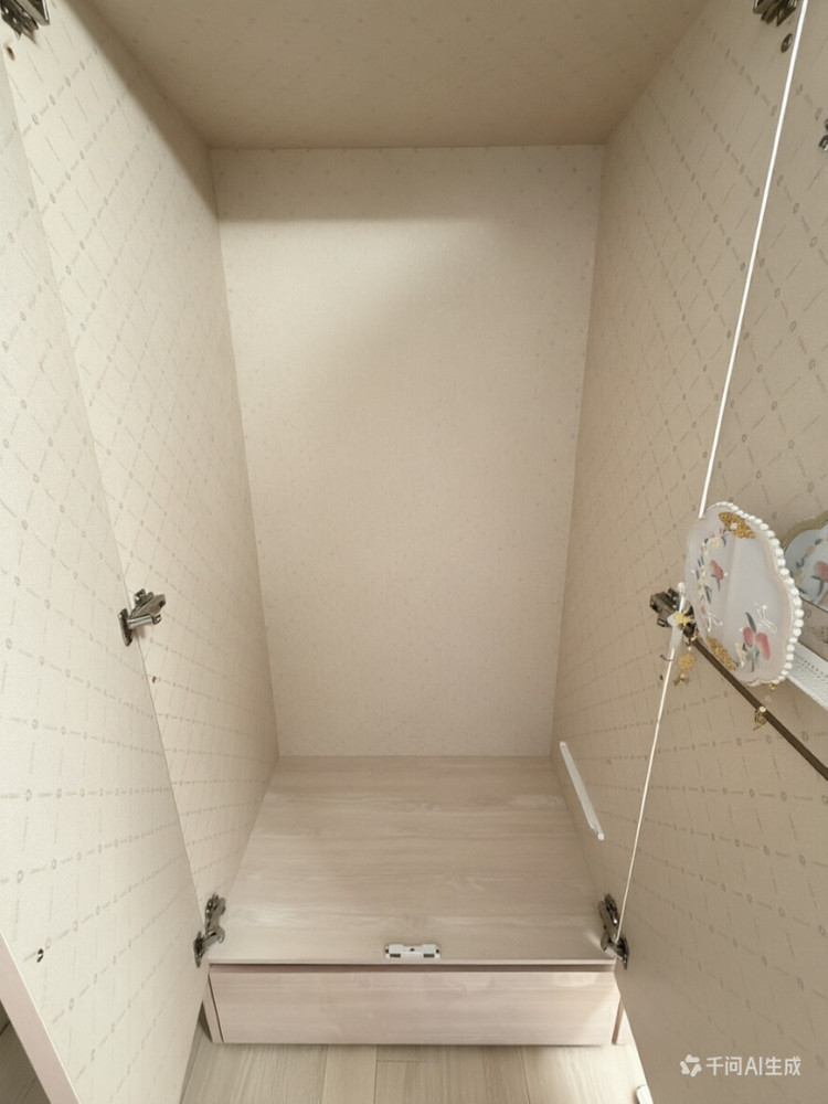 깔끔한 옷장 세짝 나눔 이미지