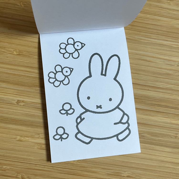 미피 컬러링북 색칠공부 책 이미지