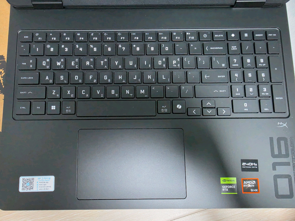 hp omen 오멘 16 RTX5070 32GB 고사양 게이밍 노트북 판매 이미지