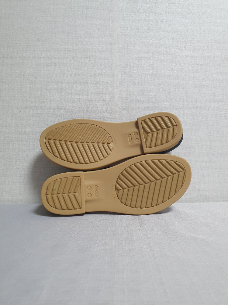 크록스 툴룸 오픈 플랫 샌들 블랙 탄 230mm 이미지