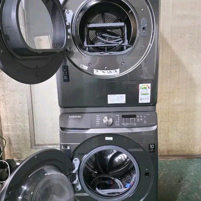 삼성 그랑데 드럼세탁기의류건조기 직렬셋트 판매 이미지