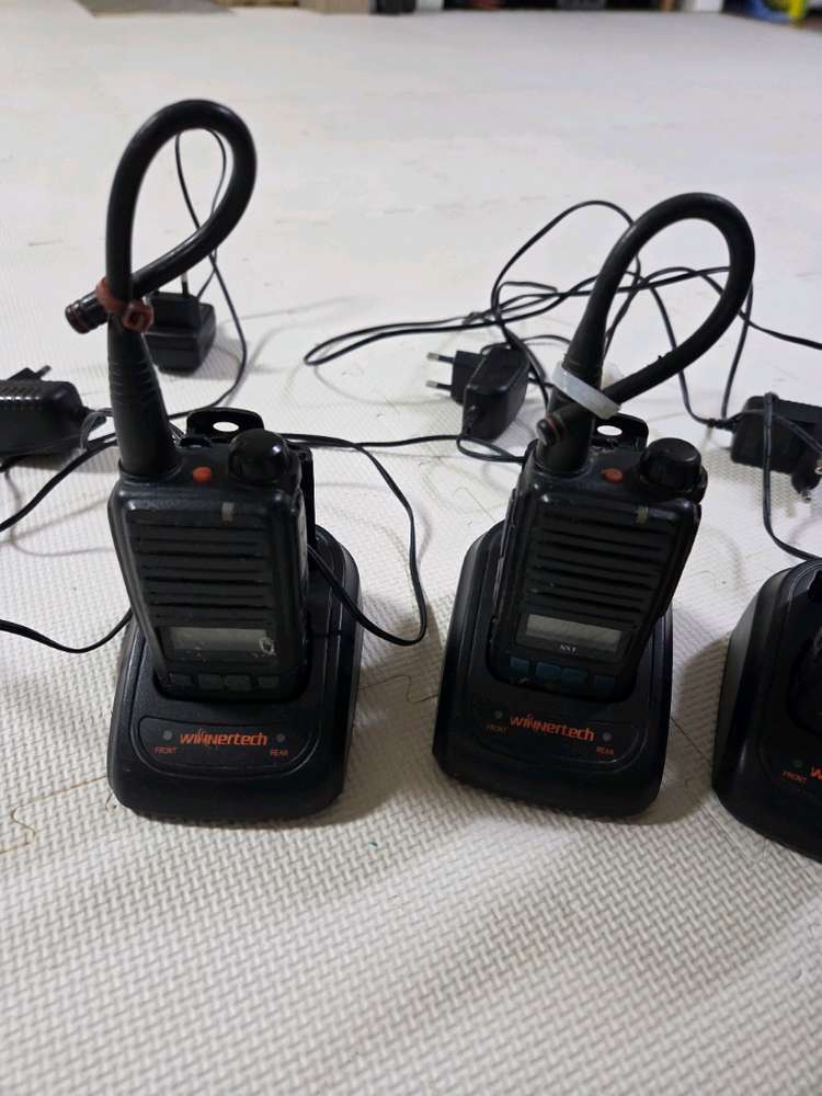 원어택 무전기 사진일괄 4세트 고장품1개써비스드림 이미지