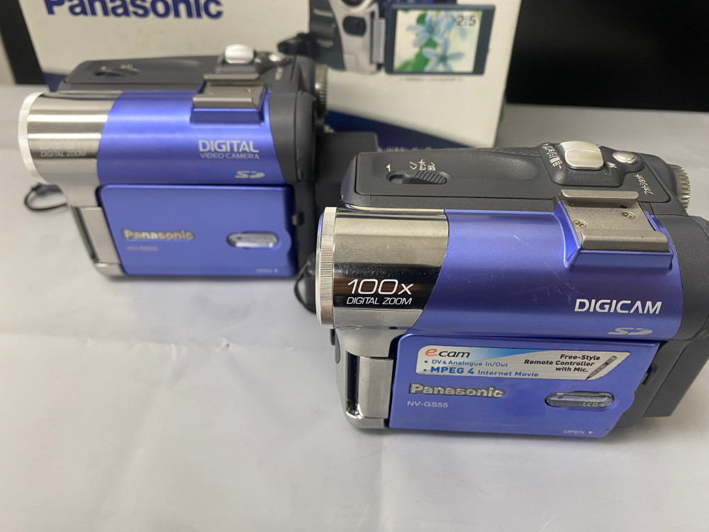 파나소닉 빈티지 Panasonic NV-GS55 캠코더 2대 세트 이미지