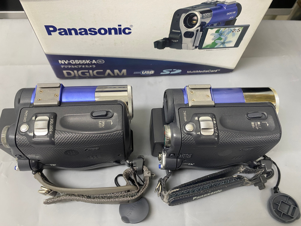 파나소닉 빈티지 Panasonic NV-GS55 캠코더 2대 세트 이미지