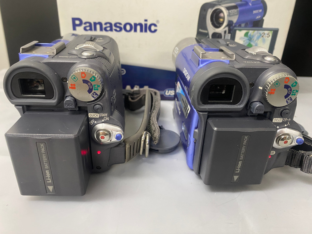 파나소닉 빈티지 Panasonic NV-GS55 캠코더 2대 세트 이미지