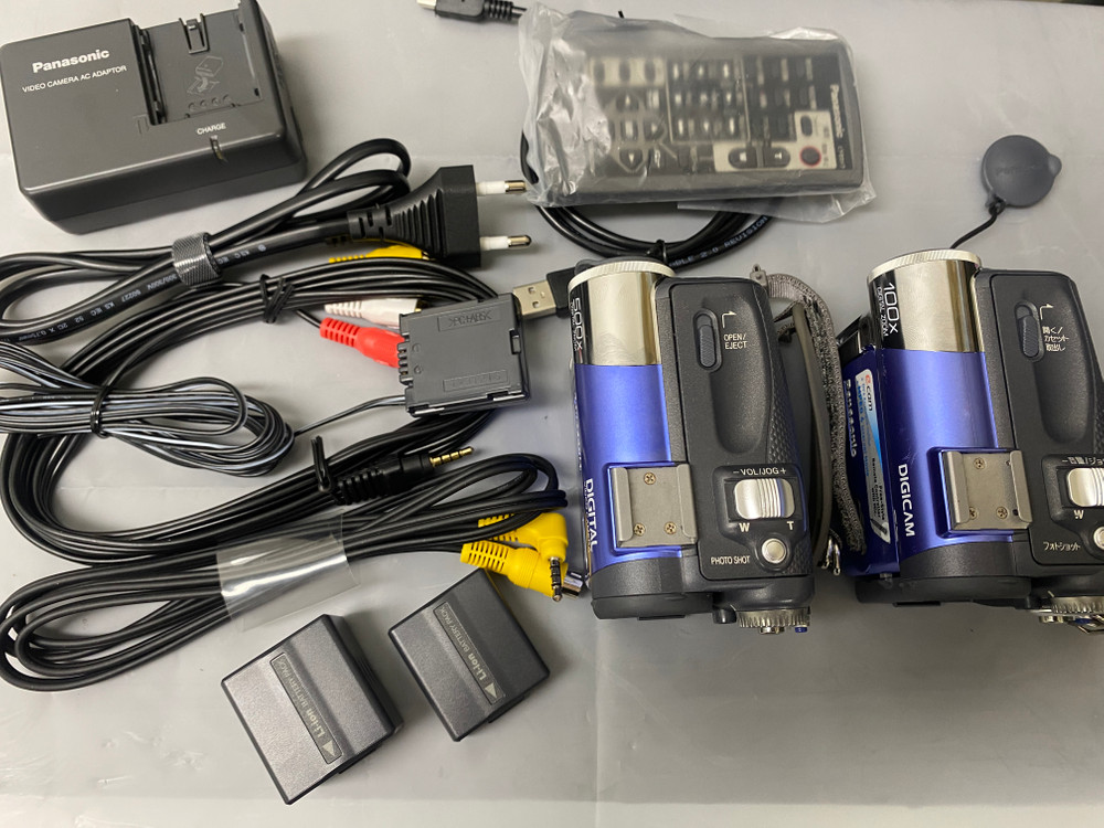 파나소닉 빈티지 Panasonic NV-GS55 캠코더 2대 세트 이미지