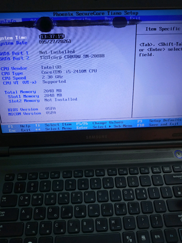 부품용 노트북 삼성 센스 RC420 이미지
