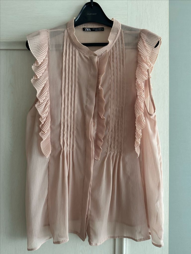 자라 ZARA 쉬폰 프릴 블라우스 이미지