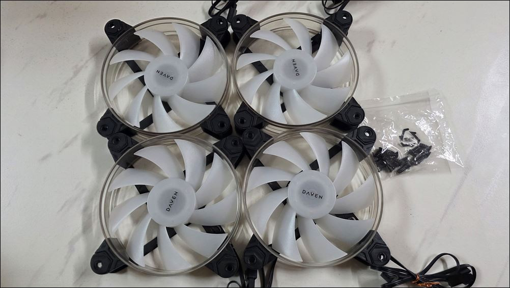 MSI B460M 박격포 WiFi + 인텔 10400 CPU + CPU쿨러 + 120미리 팬 4개 이미지