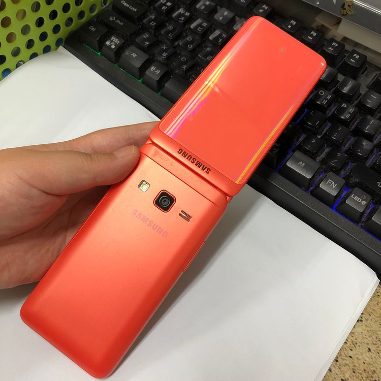 갤럭시폴더2 32GB 코랄 중고폰 공신폰 수험생폰 공부폰 효도폰 자녀폰 210246 이미지