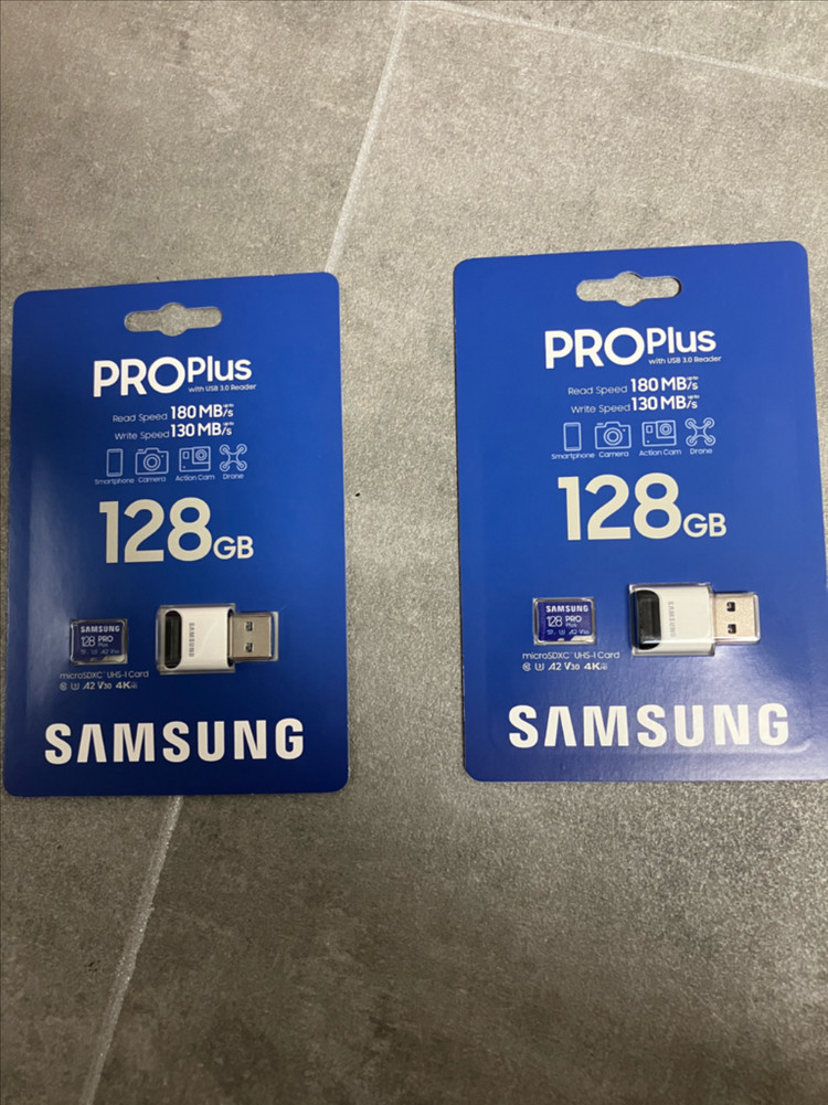 삼성 micro sd pro 128gb + usb리더기 미개봉 팝니다 이미지