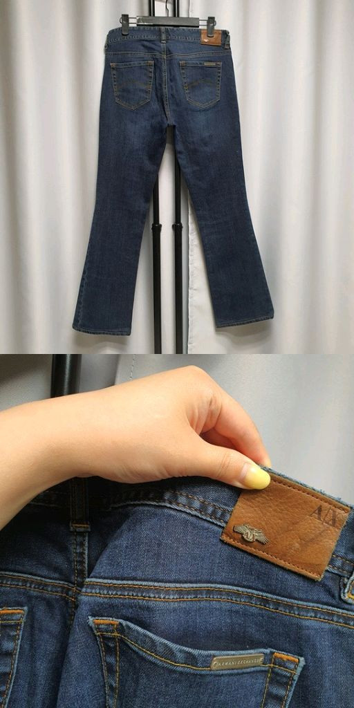 아르마니 익스체인지 부츠컷 데님 팬츠 청바지 이미지