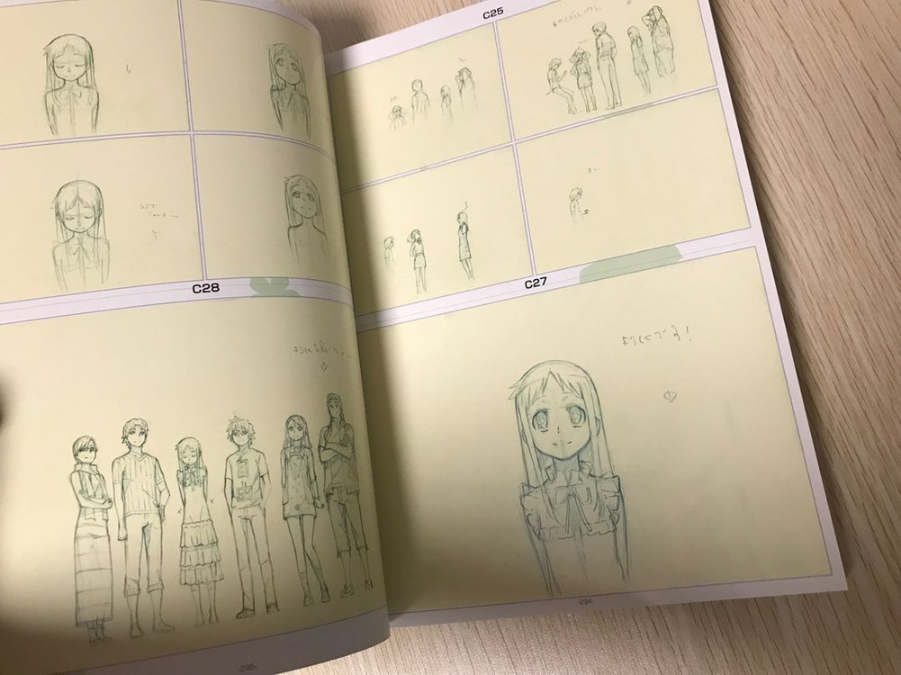 아노하나 그날 본 꽃의 이름을 우리는 아직 모른다 극장판 애니 원화집 아트북 화집 화보집 일러스트집 이미지