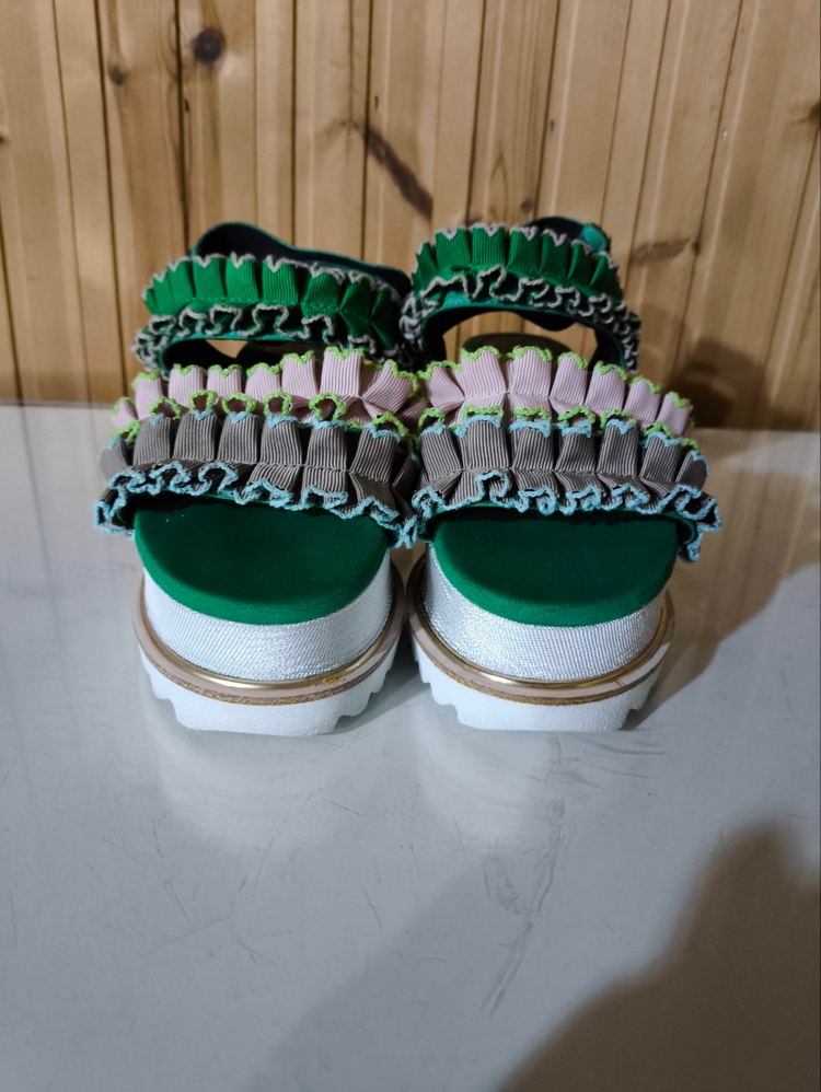 240mm 슈콤마보니 프릴 샌들 7.5cm 이미지