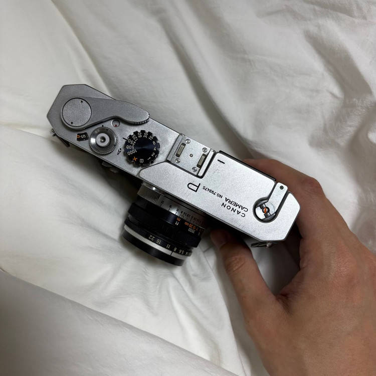 캐논P RF필름카메라 렌즈포함 이미지