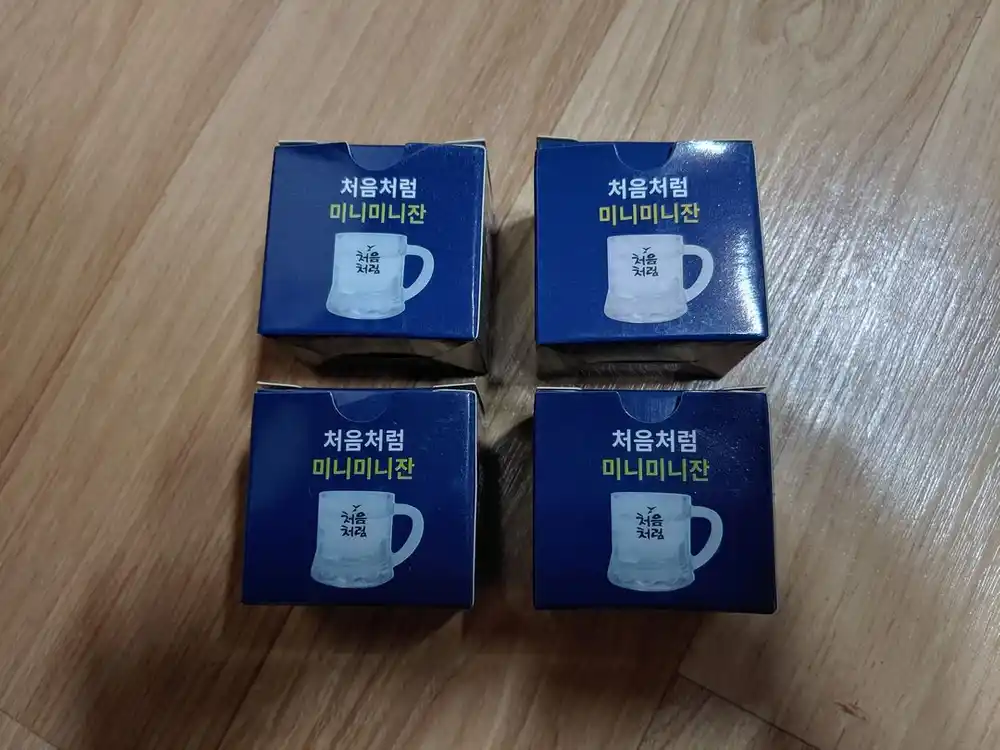 일품진로 온더락 & 소주잔 set (청하, 처음처럼 미니미니) 이미지