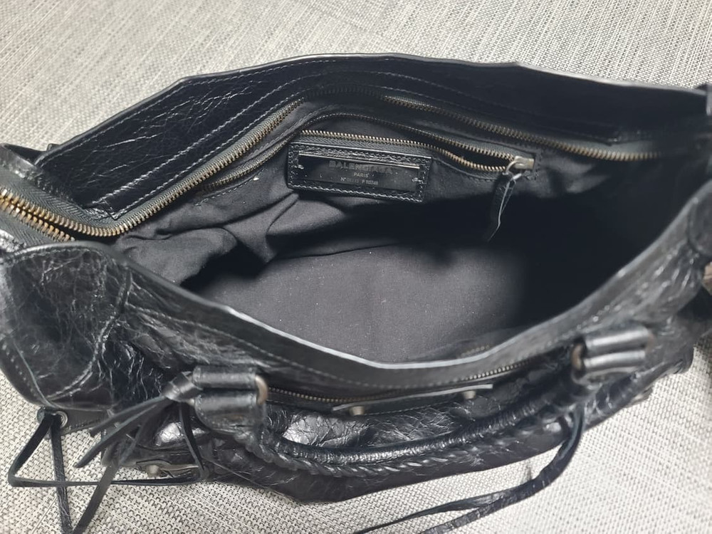 발렌시아가 모터백 미디움 블랙 토트백 숄더백 모터백 미듐 시티백 이미지