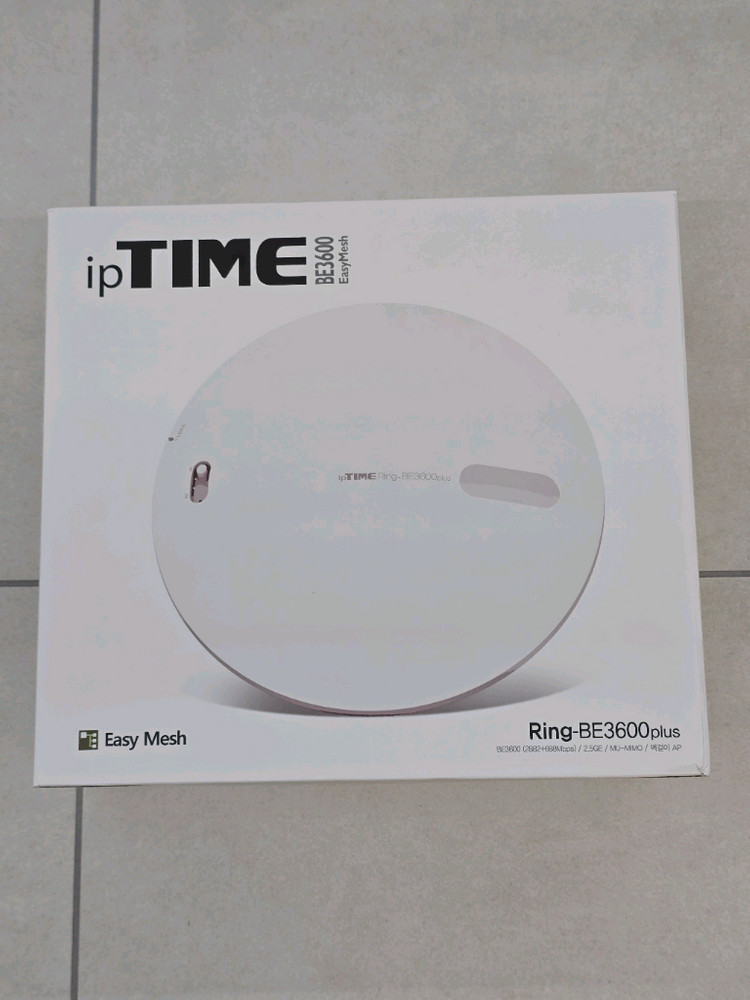 ipTIME Ring-BE3600 PLUS 링 천장 벽 부착형 와이파이 공유기 이미지