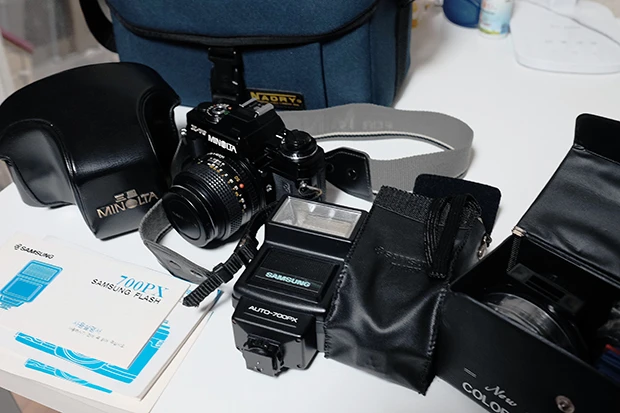 미놀타 x700,x-700 (MD50.4 랜즈, 700px플레쉬) 팝니다 이미지