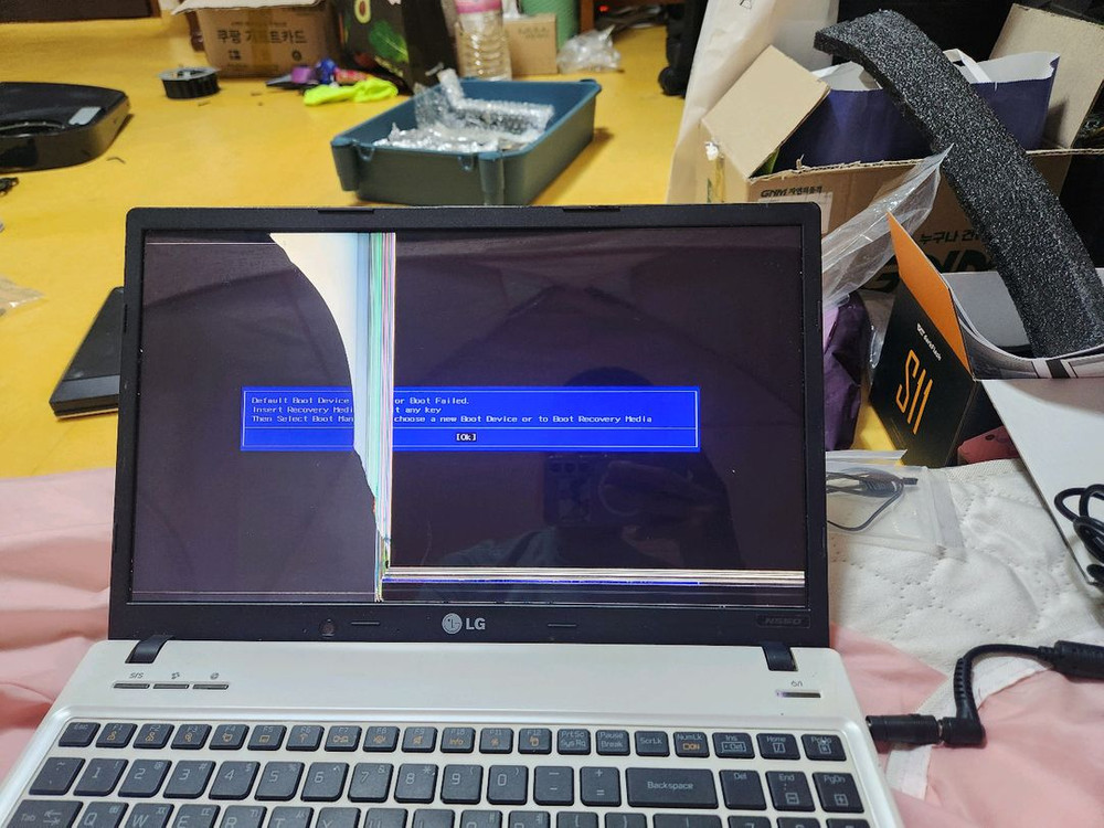 [부품용/보드정상] LG N560 i5-3세대 노트북 본체 (부품 적출용) 이미지