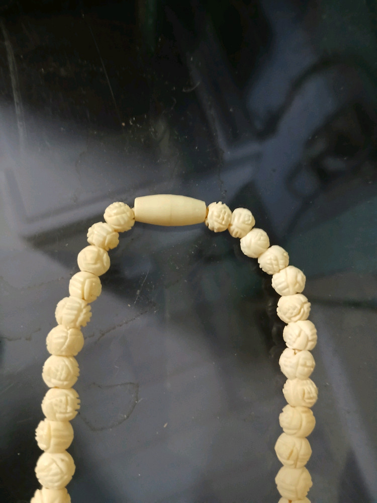 빈티지 상아목걸이 이미지