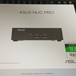 에이수스 2024 NUC 14 Pro 코어i3 인텔 14세대, 블랙, NUC14RVKC3 판매 합니다 이미지