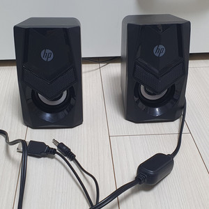 HP DHE-6000 LED 백라이트 멀티미디어 USB 스피커 판매 이미지