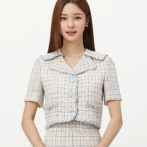 잇미샤(it michaa) 트위드 크롭자켓 55 새상품 이미지