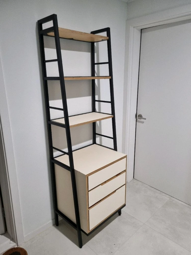 카레클린트 원목 선반 서랍장 이미지
