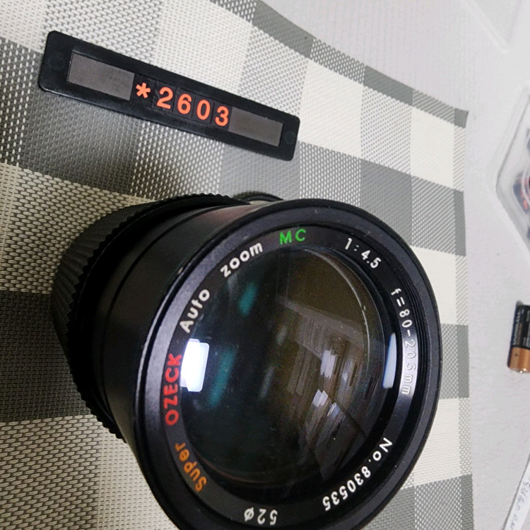 올림푸스 OM 마운트 슈퍼 OZECK 80-205mm 줌렌즈 이미지