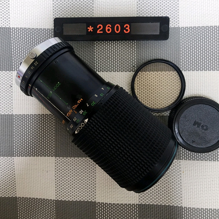올림푸스 OM 마운트 슈퍼 OZECK 80-205mm 줌렌즈 이미지