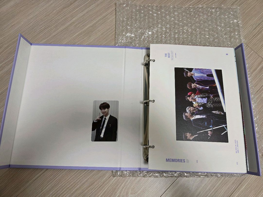 방탄소년단 메모리즈 2018 DVD/슈가 포카/새제품 이미지