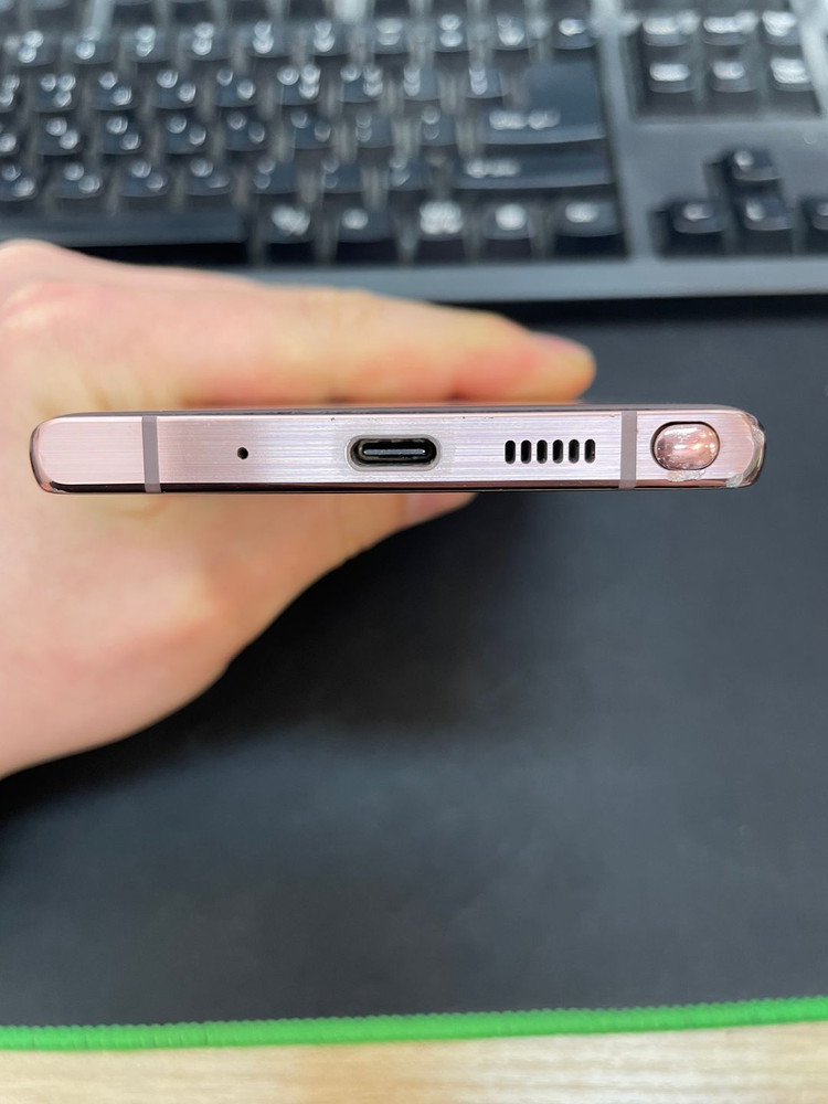 갤럭시노트20 브론즈 256GB 무잔상 상태좋은 중고19만8천팝니다. 이미지