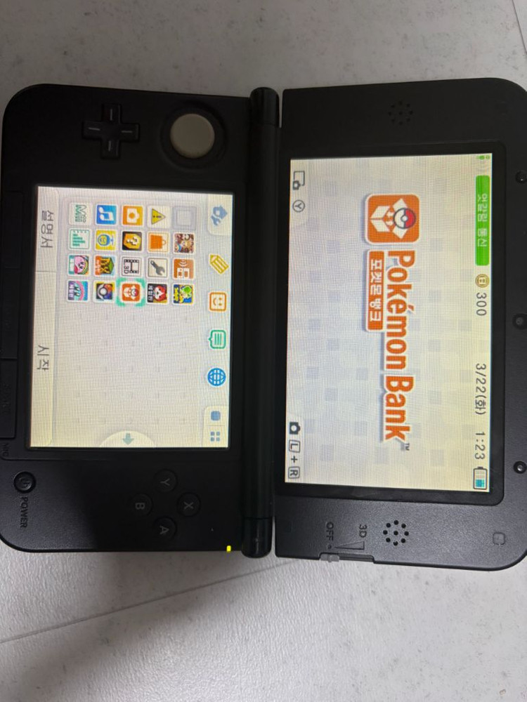 닌텐도 3ds xl 구큰다수 포켓몬뱅크 이미지