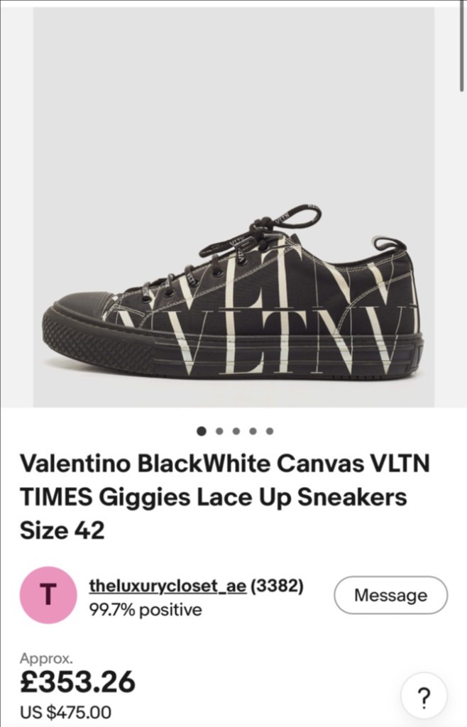 정품 44) 발렌티노 VLTN 타임즈 스니커즈 280~285 이미지