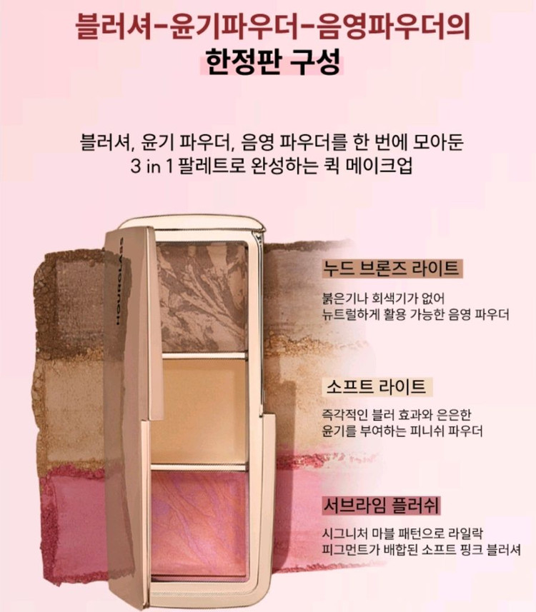 아워글래스 앰비언트 팔레트 서브라임 에딧 한정판 새상품 판매합니다. 이미지
