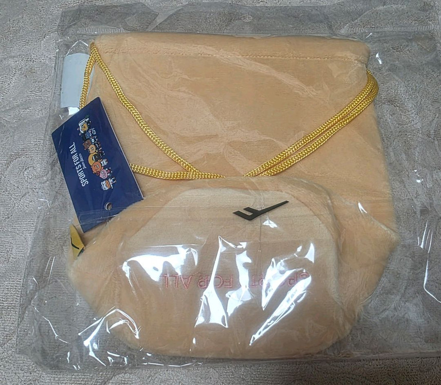 국대 춘식이 파우치 이너백 여행용 가방 이미지
