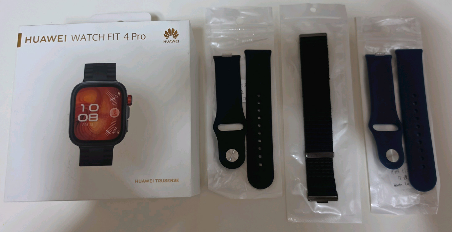 화웨이 워치 FIT 4 Pro 블랙(정발) 풀박스 이미지