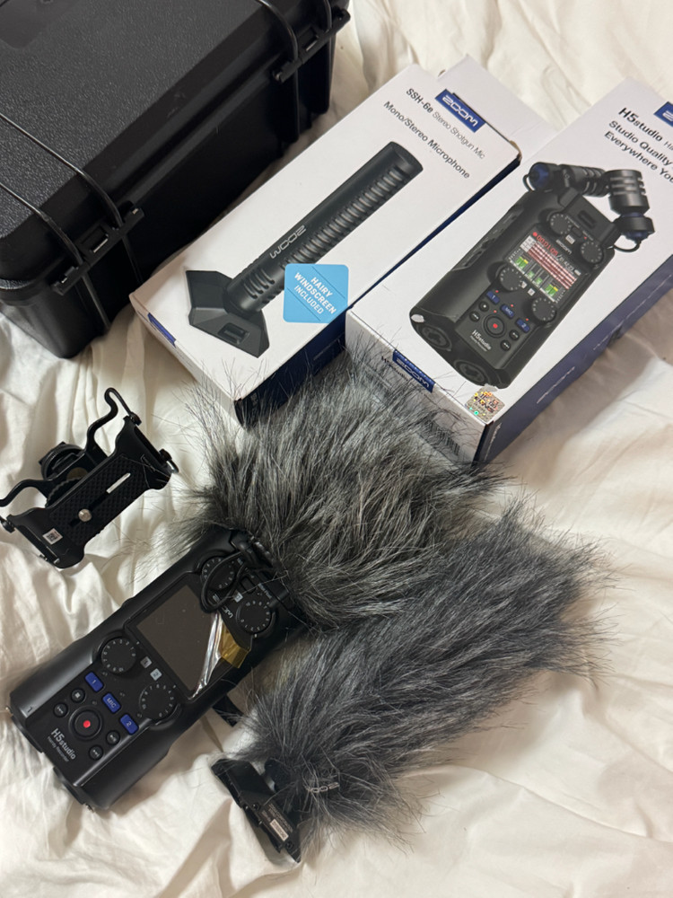 zoom h5studio + 샷건마이크 팝니다 (줌 레코더, H5, 최신형) 이미지