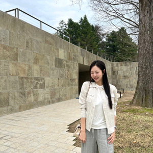 새제품)1104라이너슈퍼린짱 프리미엄 라인 린넨 봄버 재킷 (크림베이지) 이미지